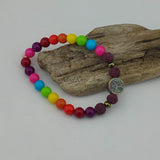 Bracelet--Stretch--Aroma--Charm--Druk--8mm