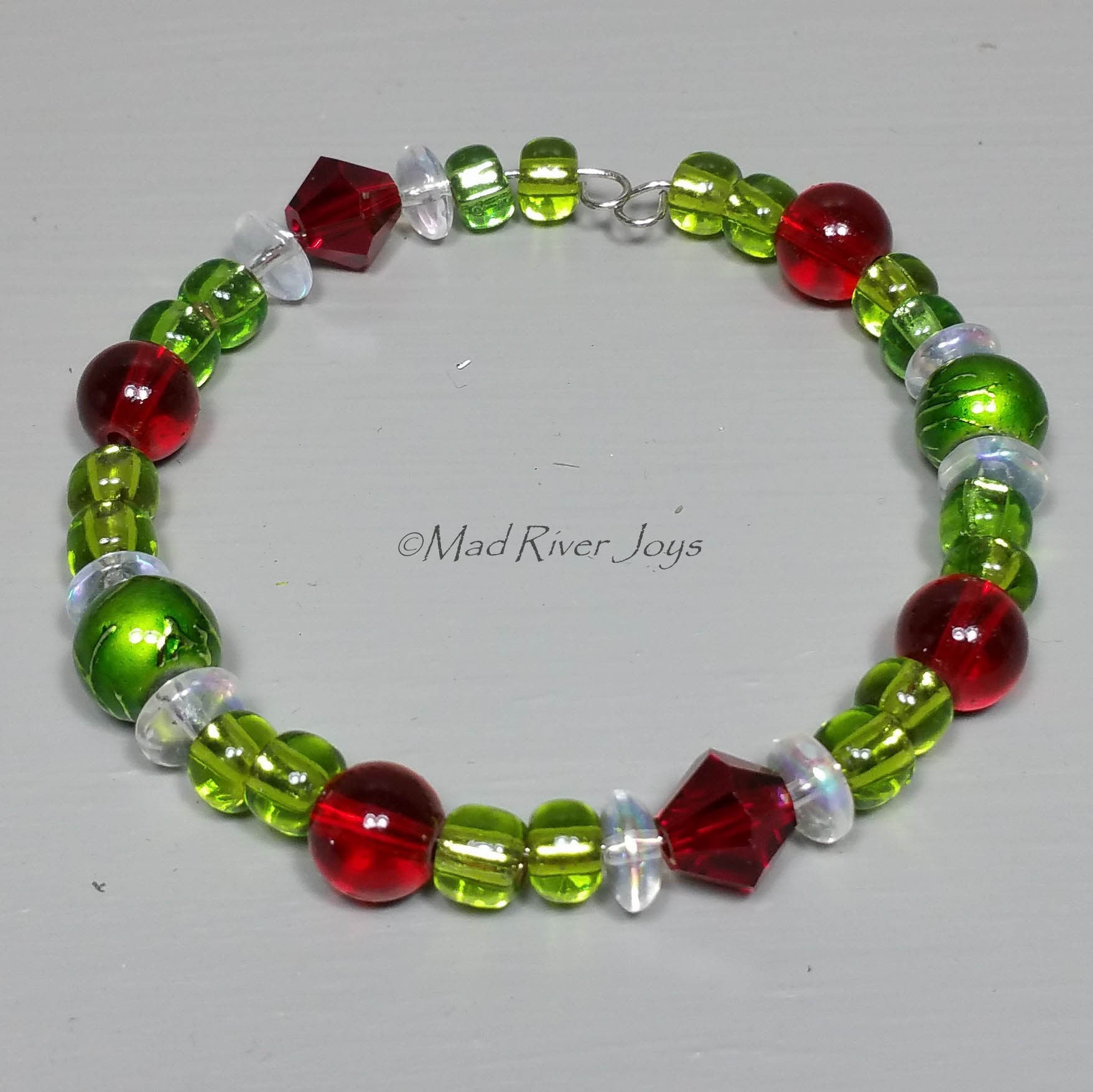 Tea Lights--Floating--Christmas Beaded Tea Light Set