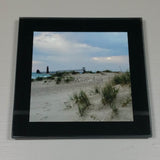 Coasters--Photo Print--Glass--Grand Haven, MI, Lighthouse Dune