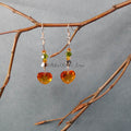 Earrings--Astral Pink Hearts--Rose Gold