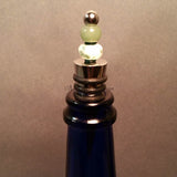 Bottle Stopper--Green Aventurine and Tree Agate