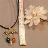 Necklace--Birds & Pearls