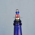 Bottle Stopper--Red, White, & Blue