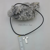 Necklace--Stainless Dove Cross