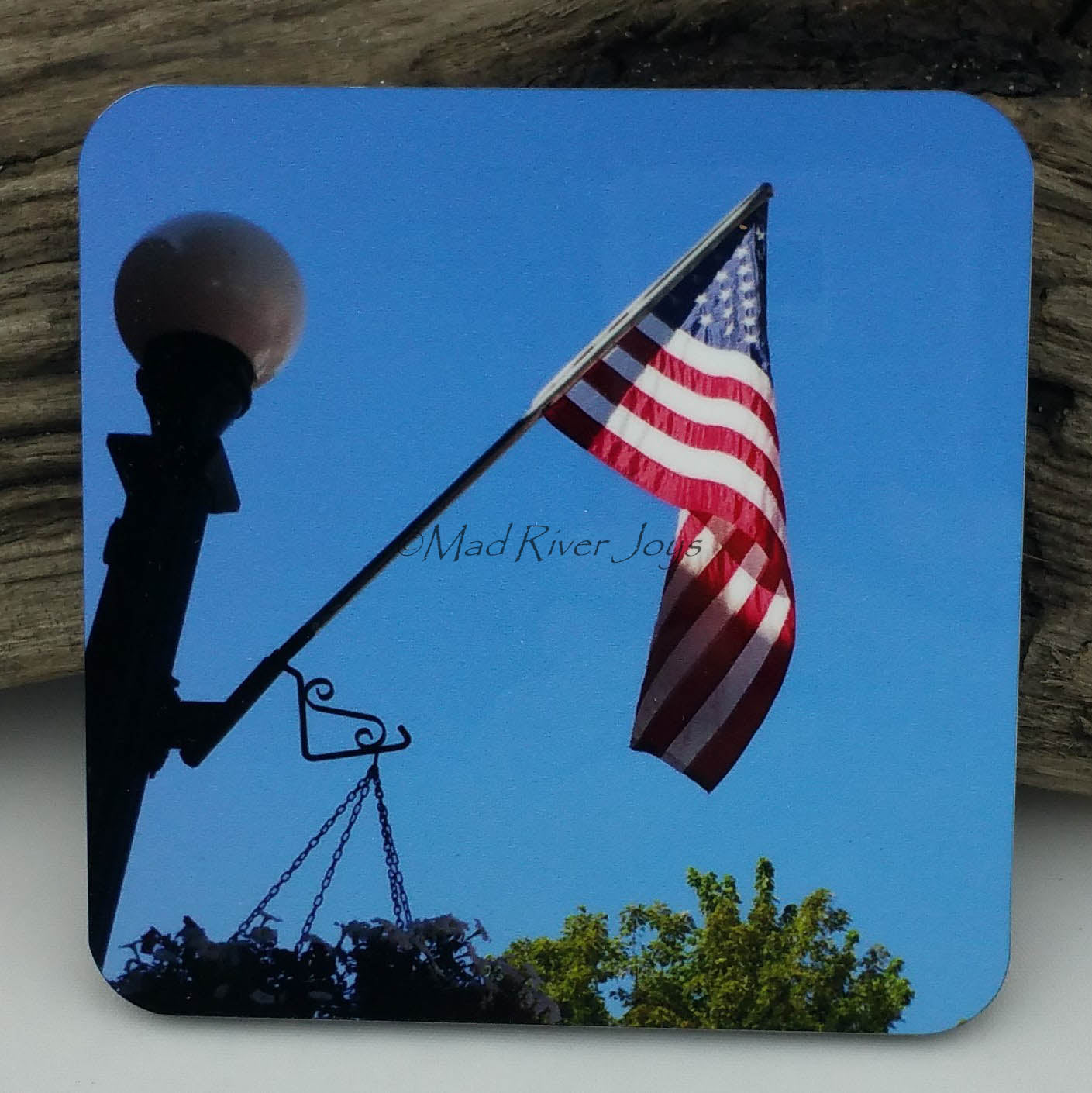 Coaster--Photo Print--Cork--Old Glory