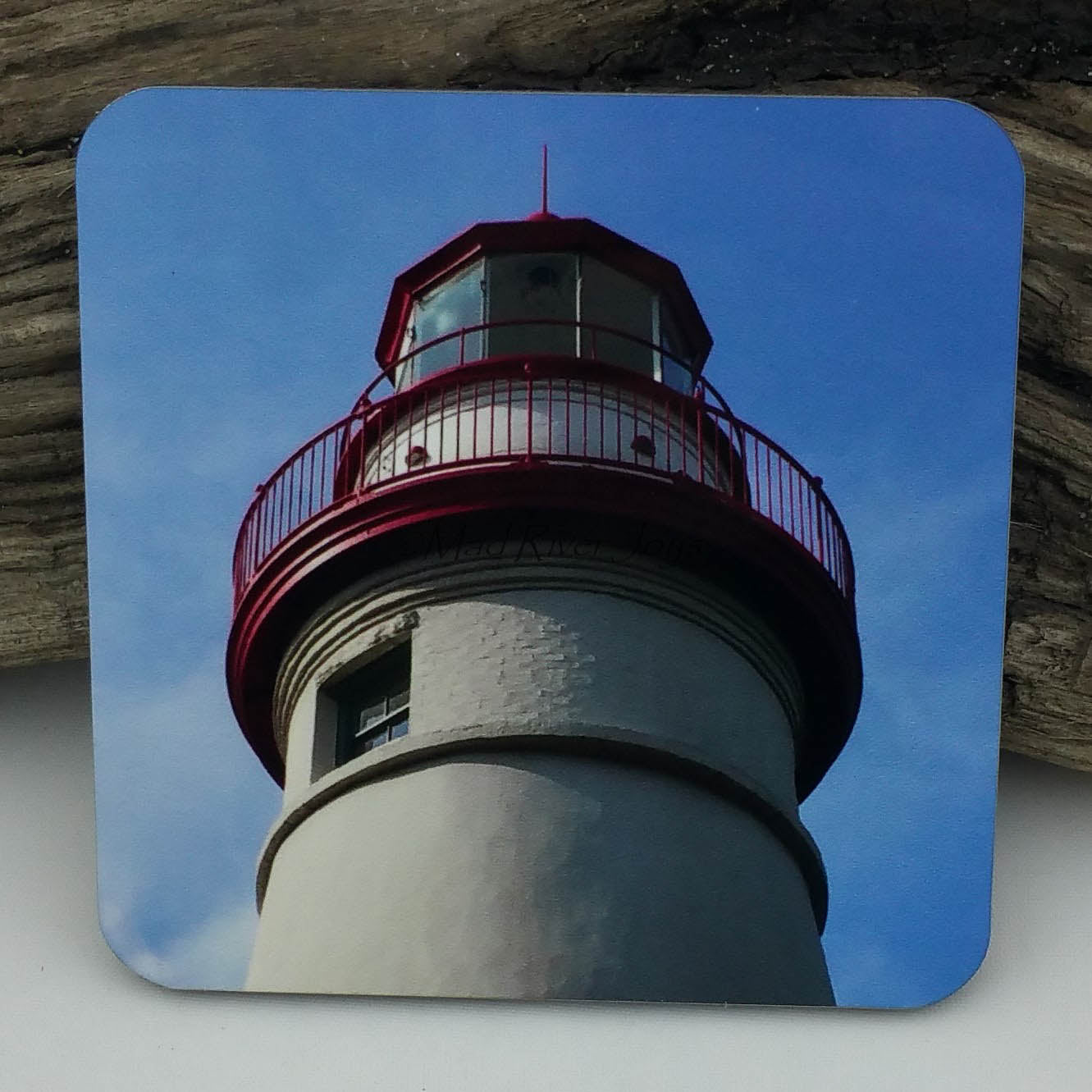 Coaster--Photo Print--Cork--Marblehead Lighthouse Lantern Room