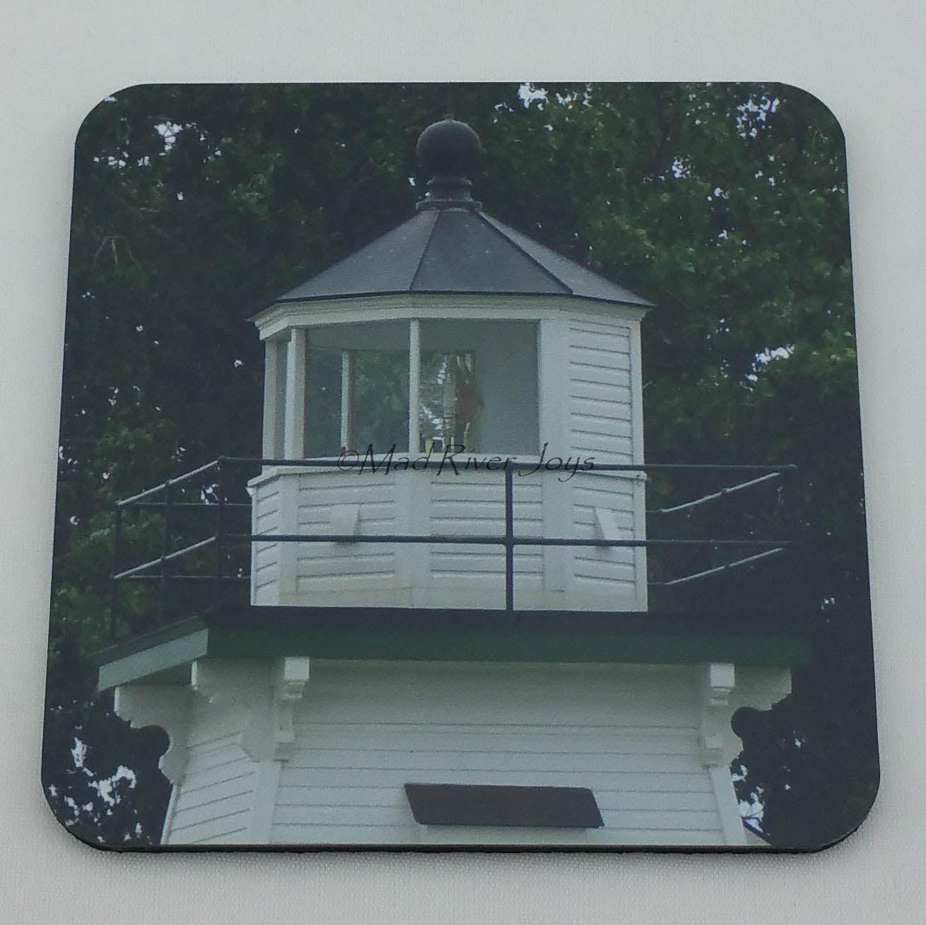 Coaster--Photo Print--Cork--Port Clinton Lighthouse Lantern Room