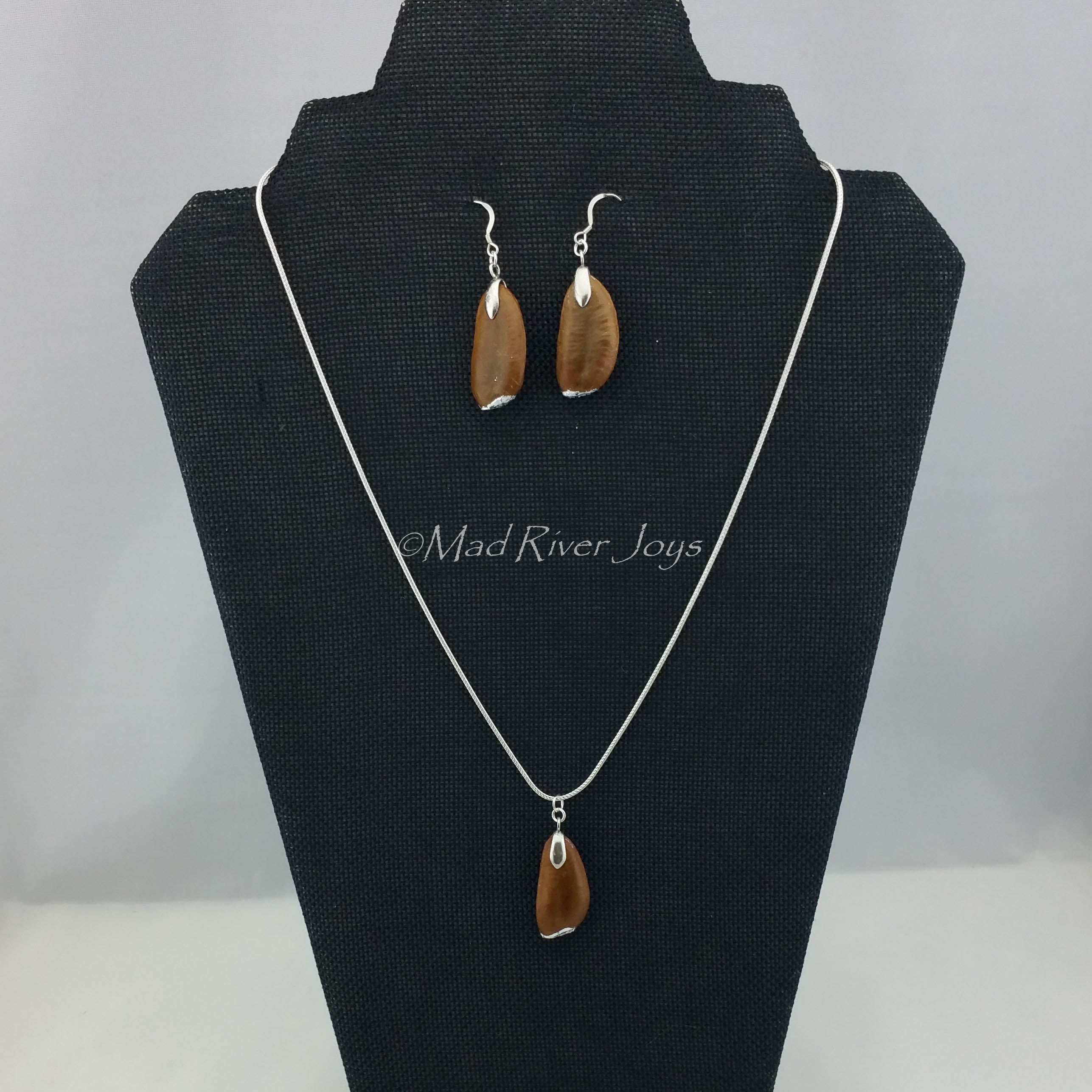 Earrings--Gilded PawPaw