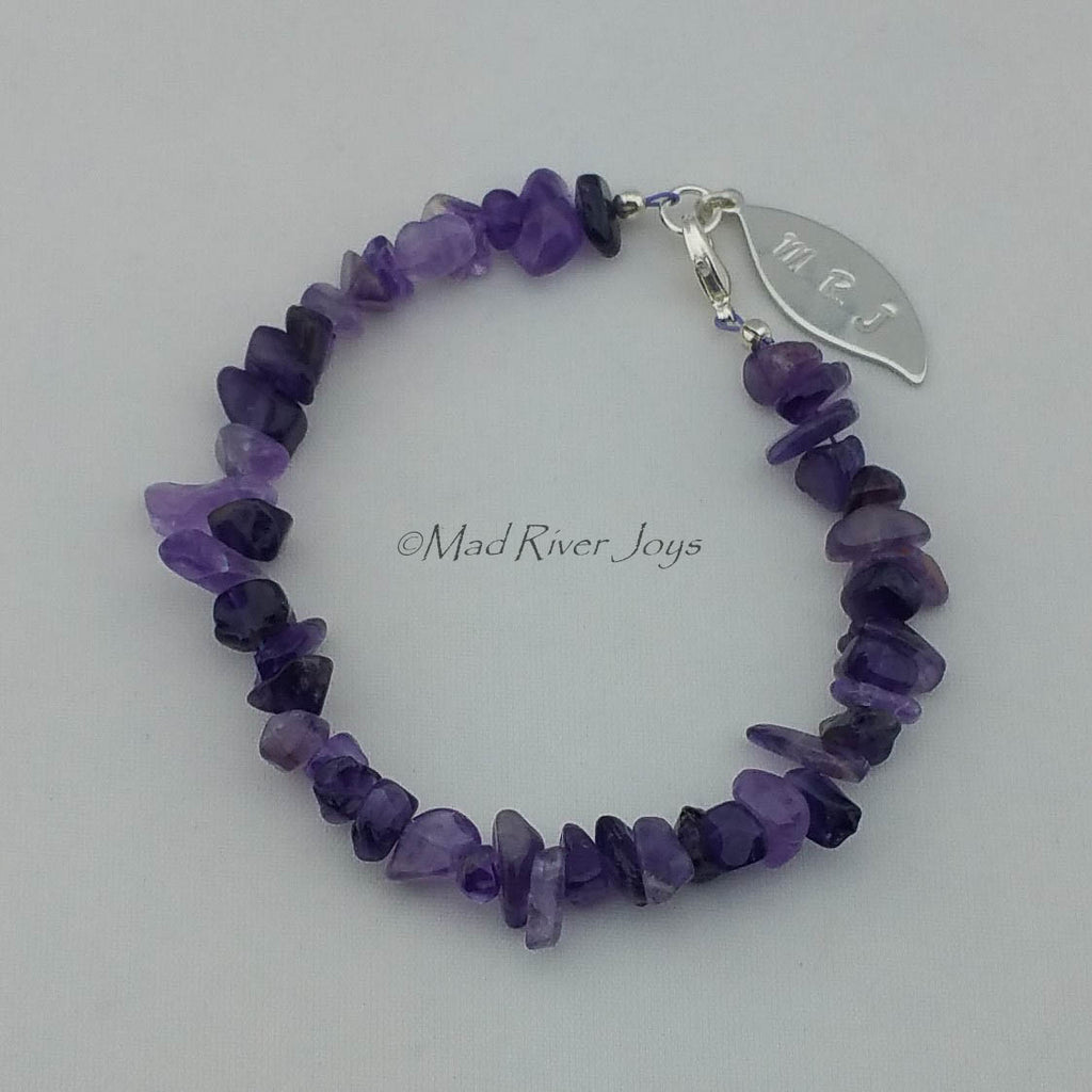 Anklet--Natural Stone Pebble