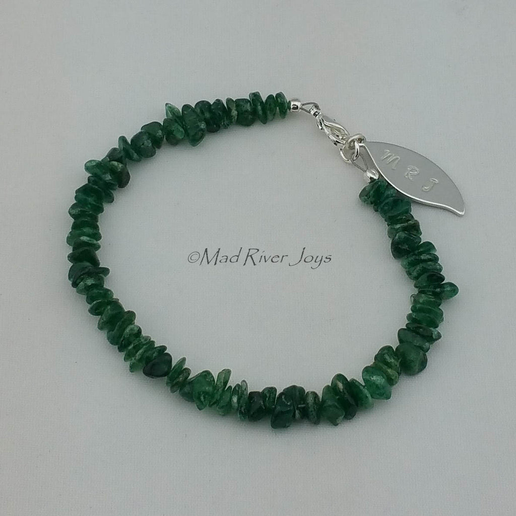 Bracelet--Men's--Natural Stone Pebble