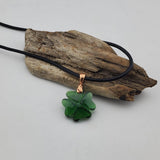 Necklace--Clover Crystal