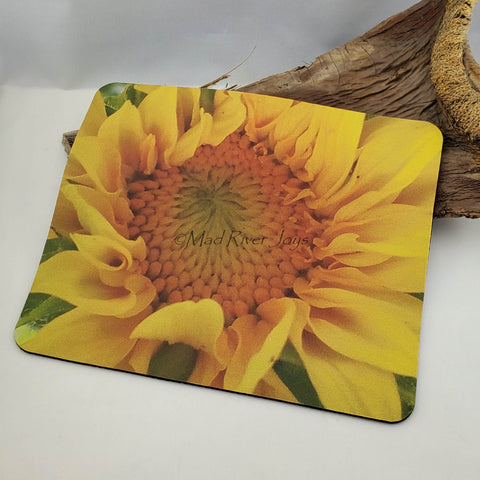 Mouse Mat--Photo Print--Foam--Sunflower